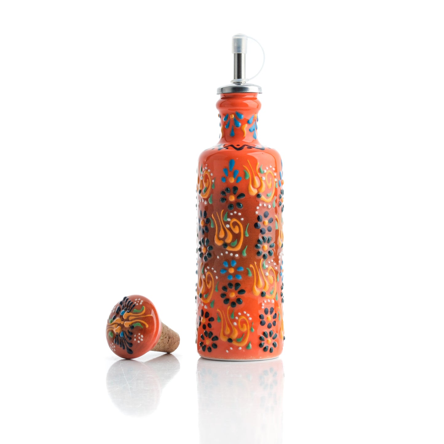 Ceramic Oil Dispenser, Olive Oil Dispener, Handmade Ceramic Oil Bottle