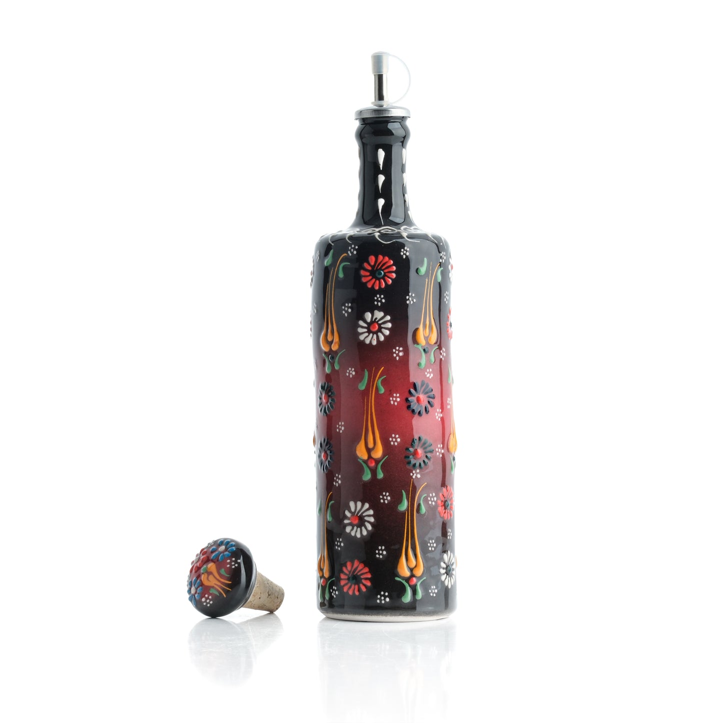 Ceramic Oil Dispenser, Olive Oil Dispener, Handmade Ceramic Oil Bottle