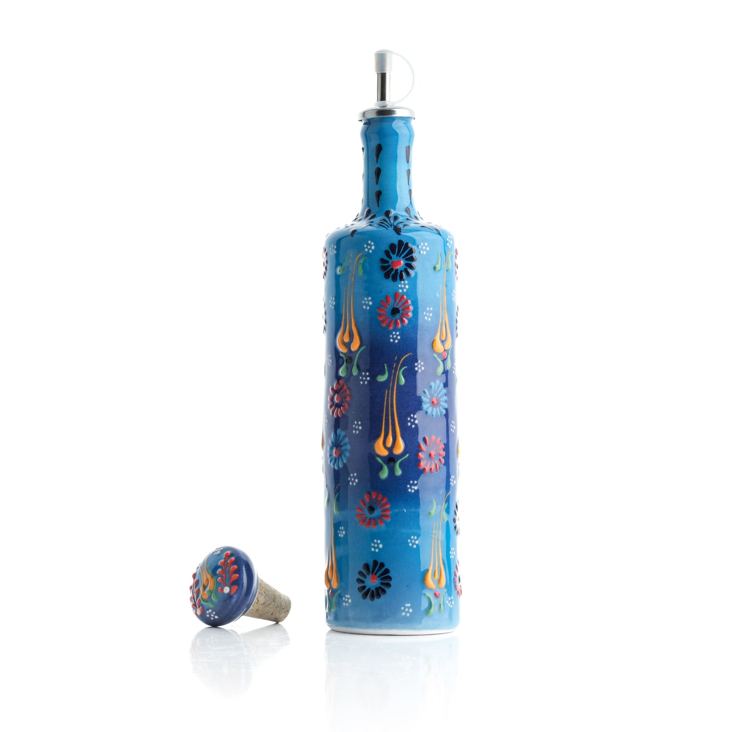 Ceramic Oil Dispenser, Olive Oil Dispener, Handmade Ceramic Oil Bottle