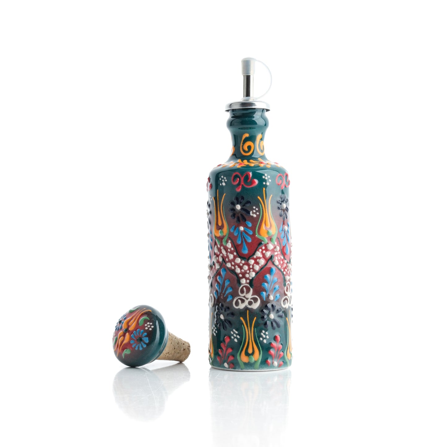Ceramic Oil Dispenser, Olive Oil Dispener, Handmade Ceramic Oil Bottle