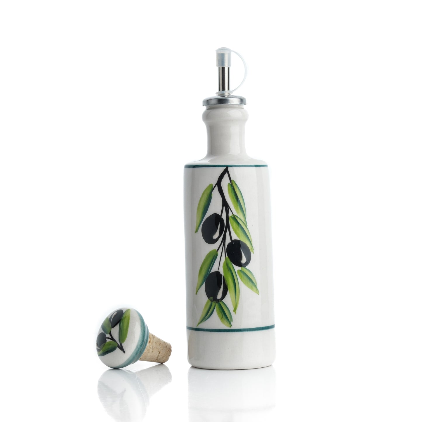Ceramic Oil Dispenser, Olive Oil Dispener, Handmade Ceramic Oil Bottle
