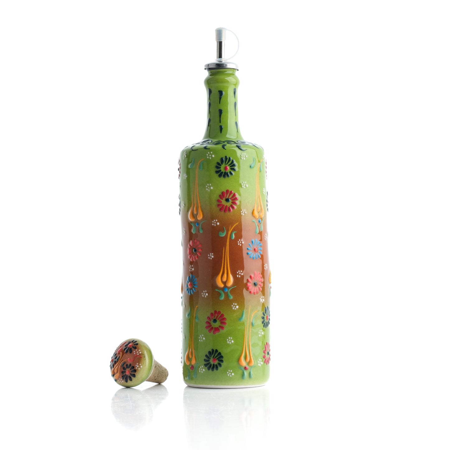 Ceramic Oil Dispenser, Olive Oil Dispener, Handmade Ceramic Oil Bottle