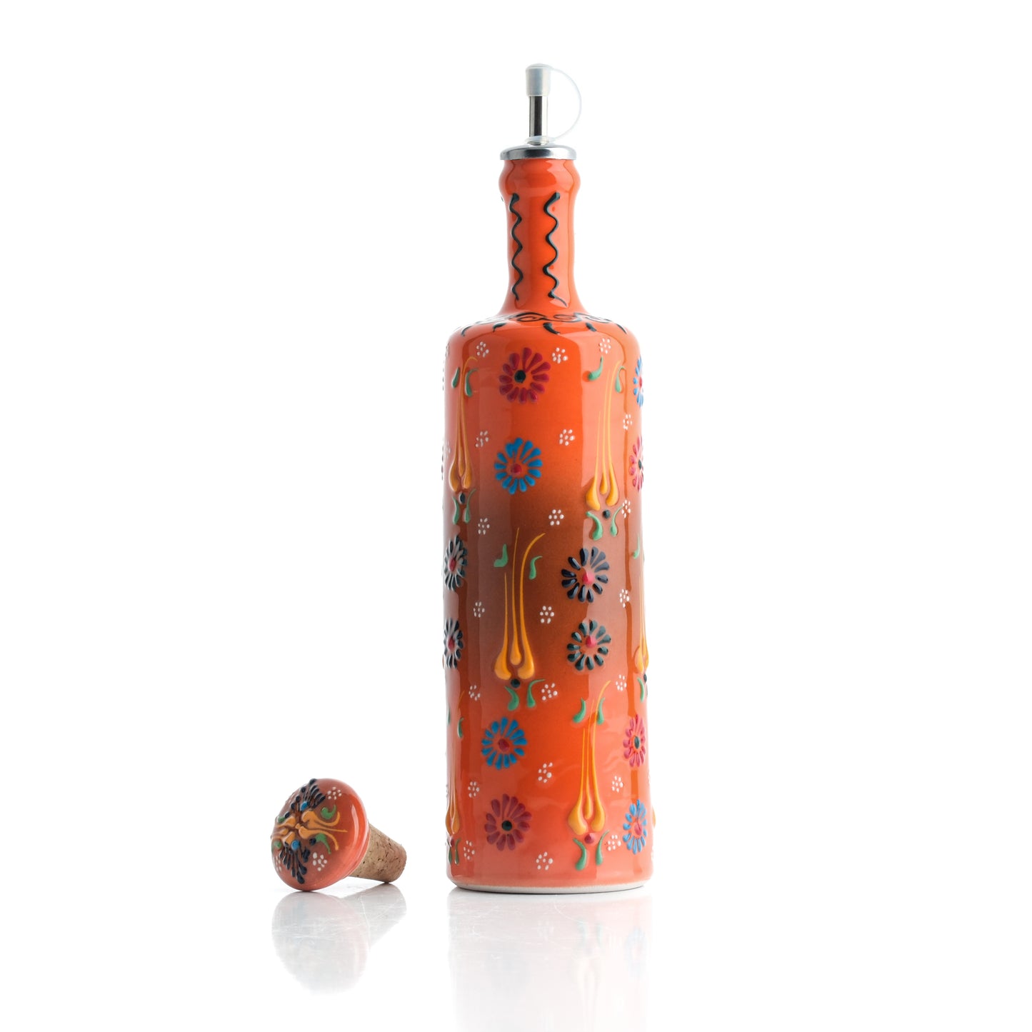 Ceramic Oil Dispenser, Olive Oil Dispener, Handmade Ceramic Oil Bottle