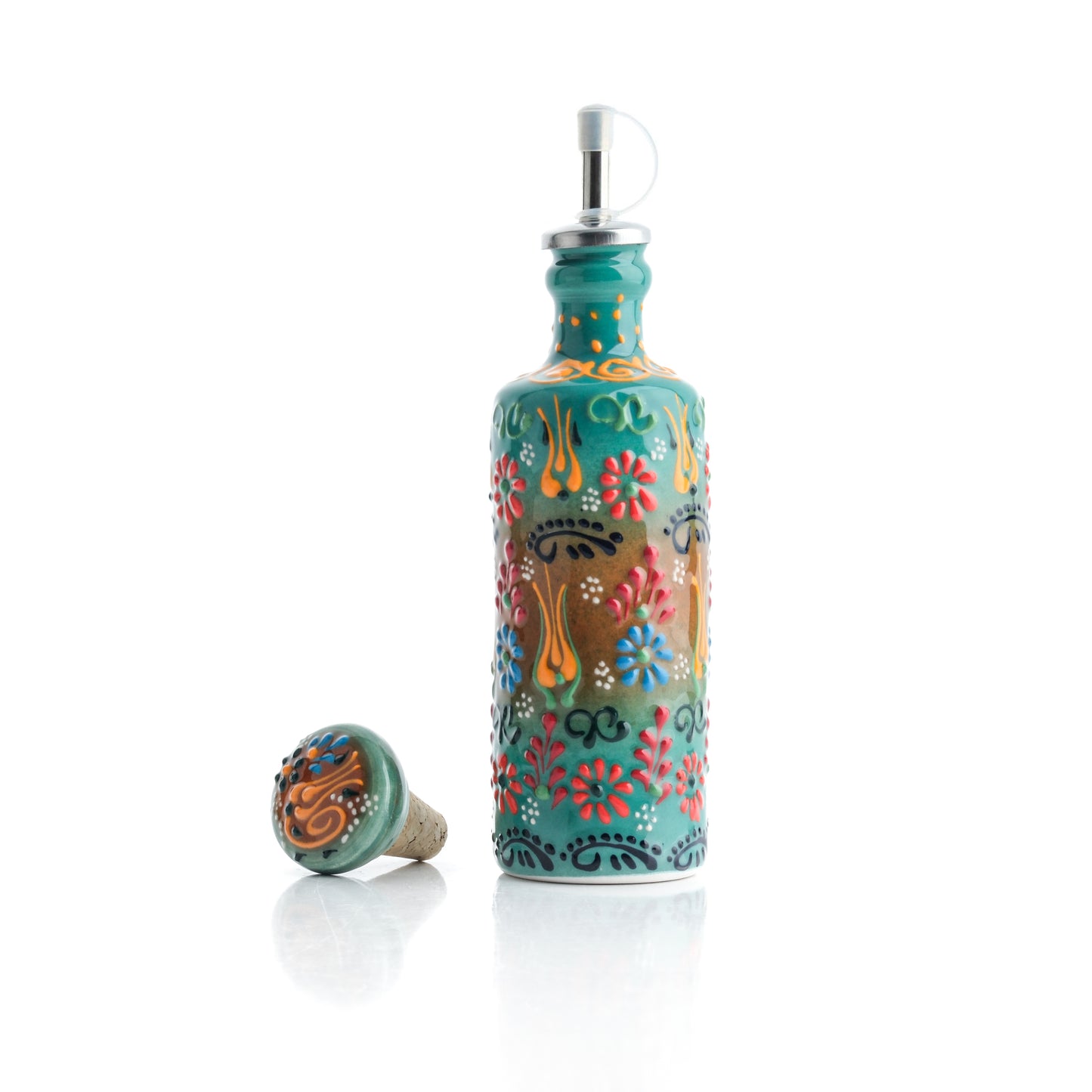 Ceramic Oil Dispenser, Olive Oil Dispener, Handmade Ceramic Oil Bottle