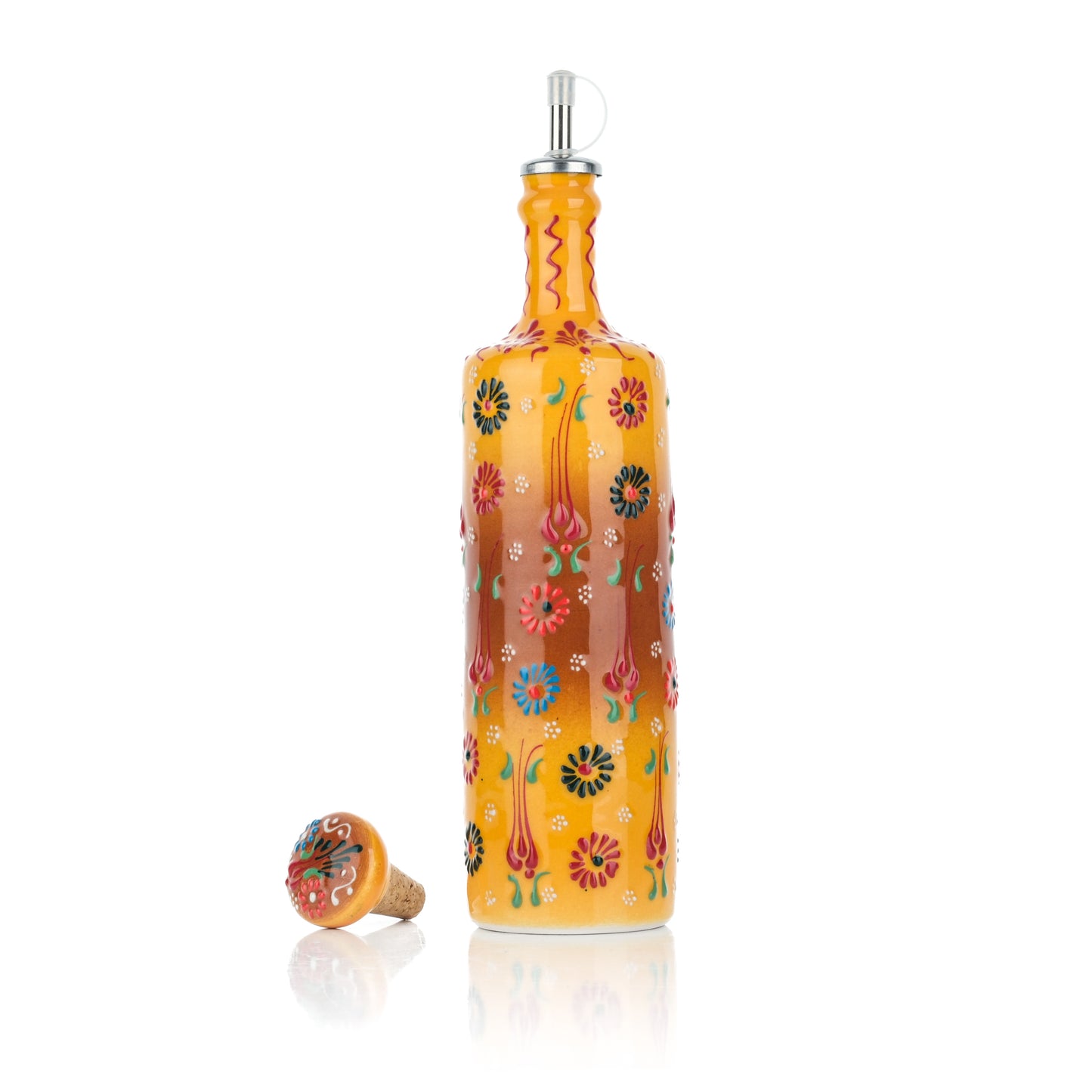 Ceramic Oil Dispenser, Olive Oil Dispener, Handmade Ceramic Oil Bottle