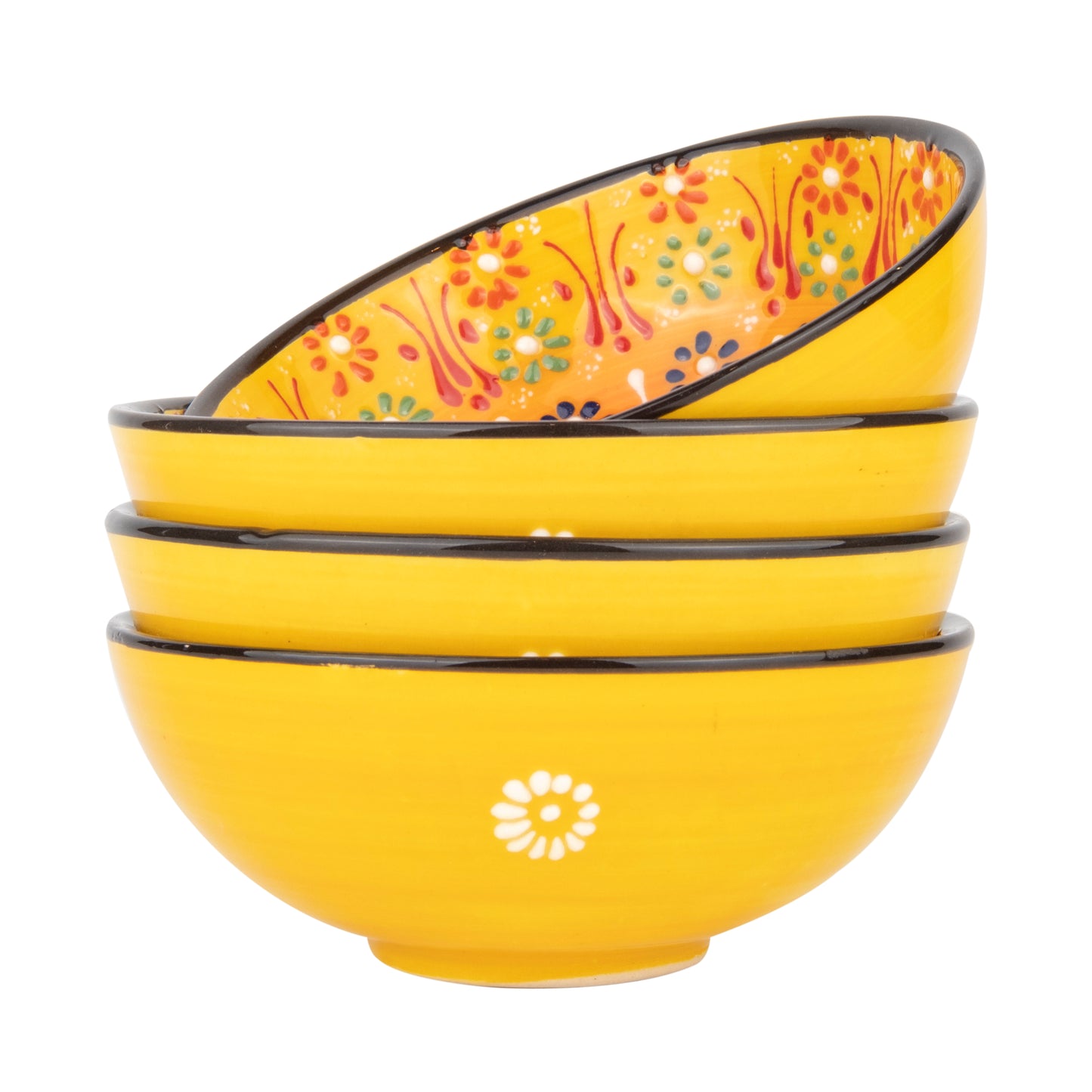 Ceramic Serving Bowls, Ceramic Cereal Bowl, 20 oz Cereal Bowl, Colorful Ceramic Cereal Bowl Set of 2