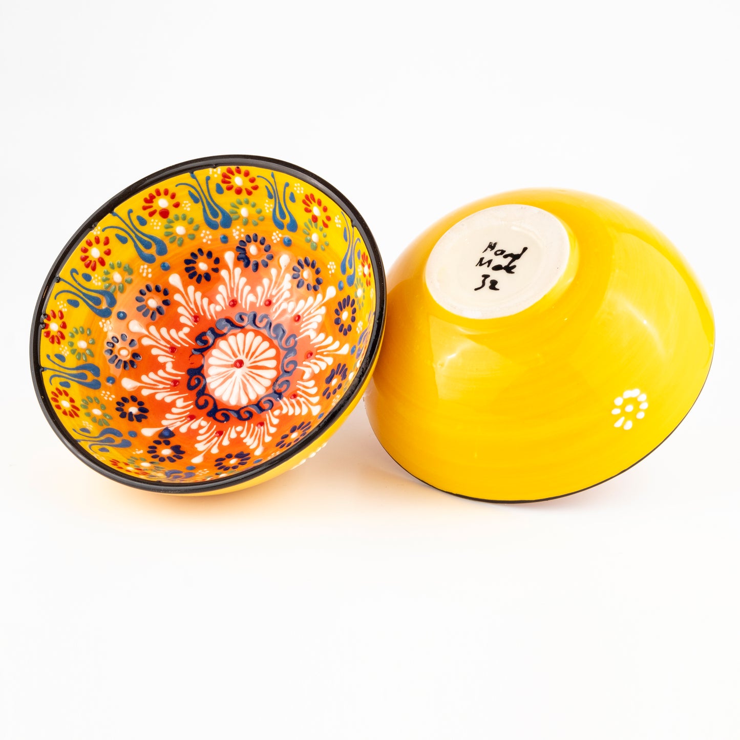 Ceramic Serving Bowls, Ceramic Cereal Bowl, 20 oz Cereal Bowl, Colorful Ceramic Cereal Bowl Set of 2