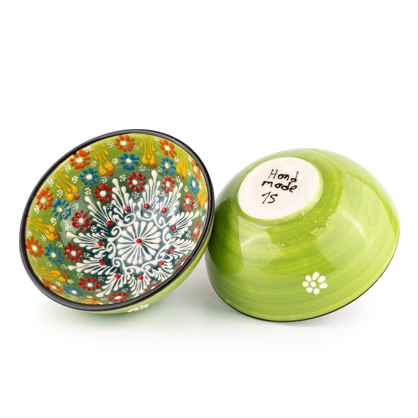 Ceramic Serving Bowls, Ceramic Cereal Bowl, 20 oz Cereal Bowl, Colorful Ceramic Cereal Bowl Set of 2