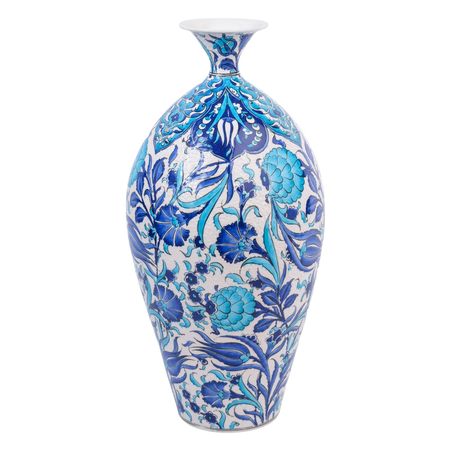 Handmade Ceramic Bottle, Turquoise Garden Decorative Bottle, Decorative Vase