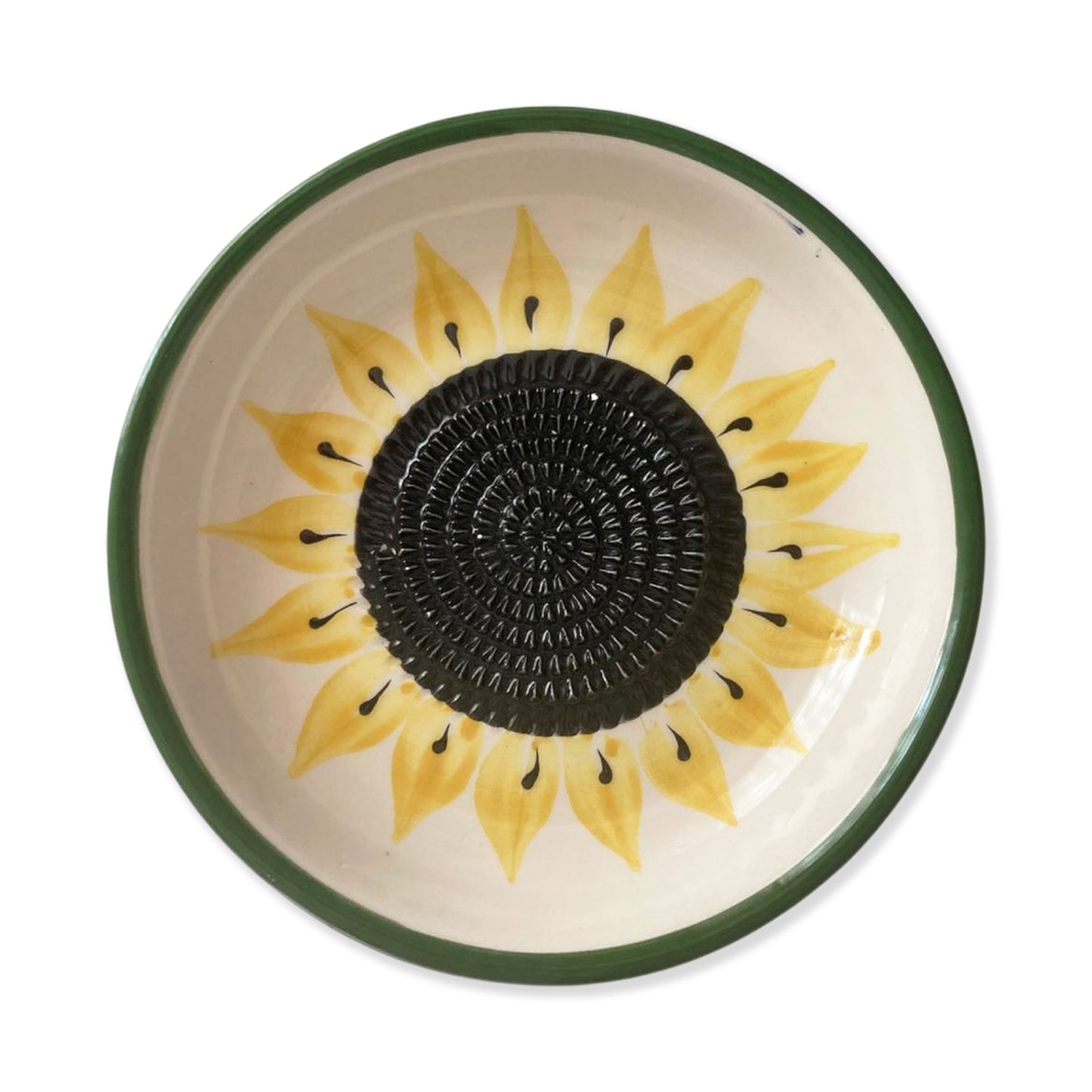 Garlic Grater Bowl, Ceramic Grater Plate, 7" Ceramic Garlic Grinder, Decorative Grater Bowl