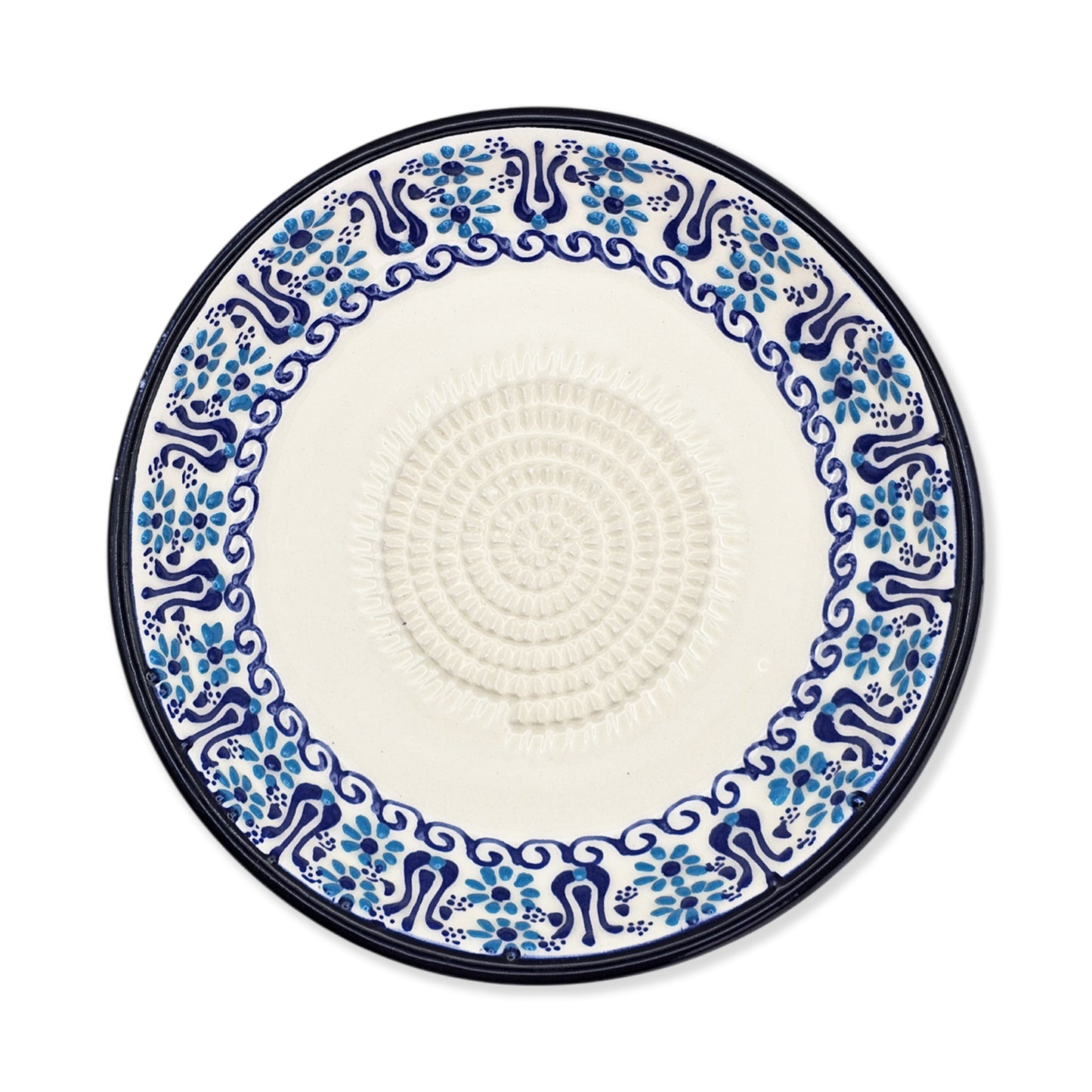 Garlic Grater Bowl, Ceramic Grater Plate, 7" Ceramic Garlic Grinder, Decorative Grater Bowl