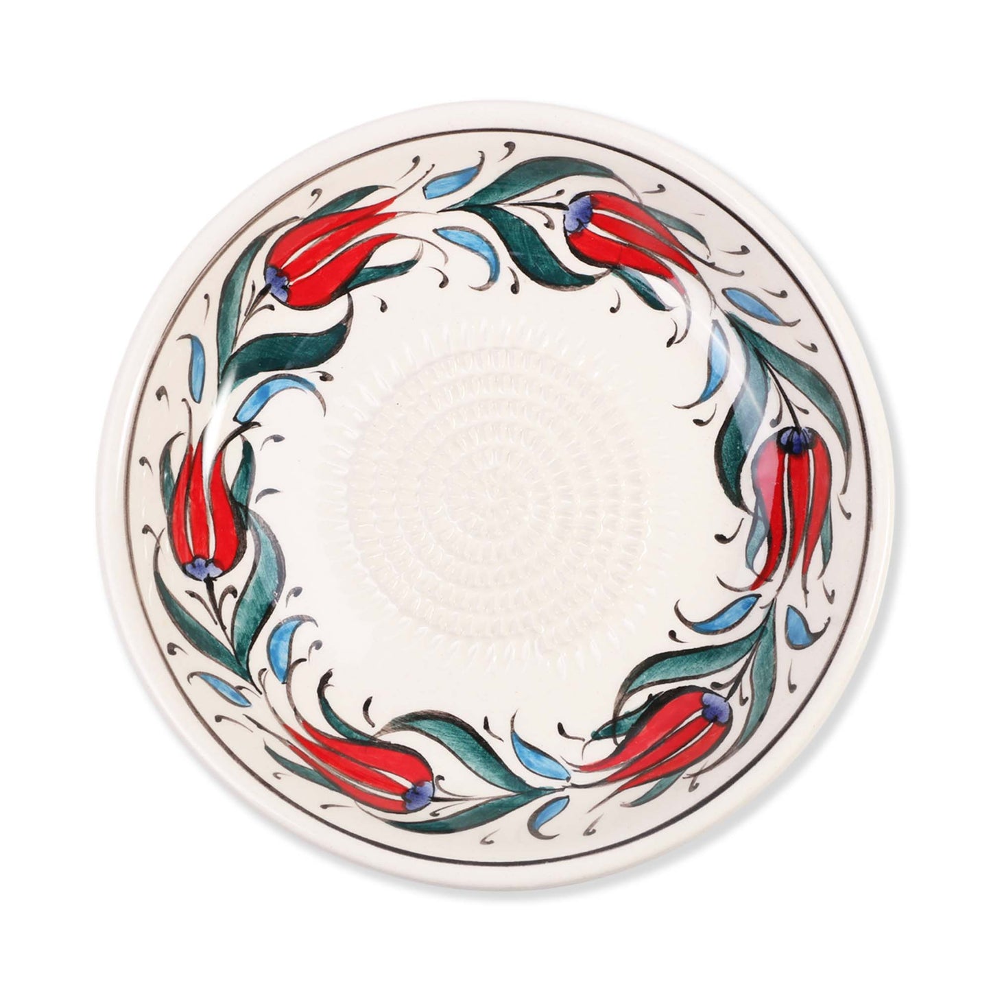 Garlic Grater Bowl, Ceramic Grater Plate, 7" Ceramic Garlic Grinder, Decorative Grater Bowl