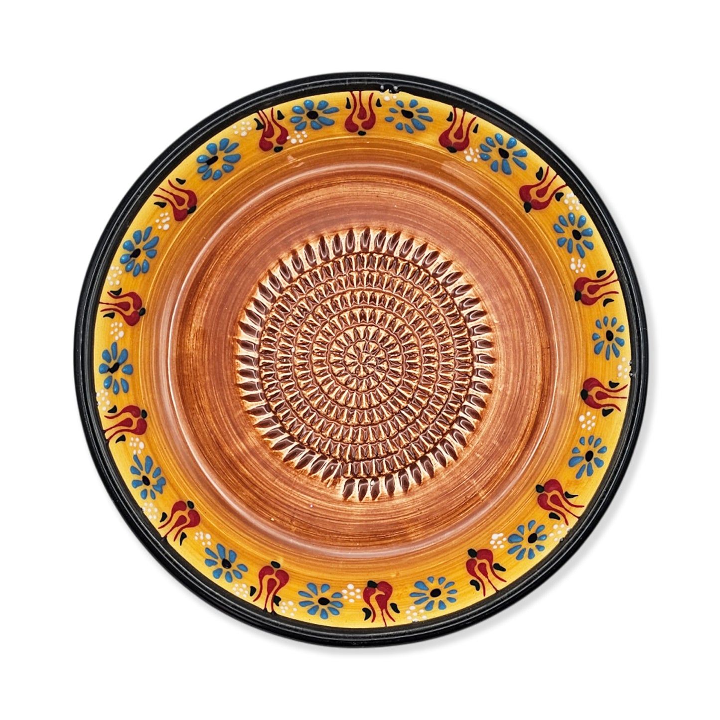 Garlic Grater Bowl, Ceramic Grater Plate, 7" Ceramic Garlic Grinder, Decorative Grater Bowl