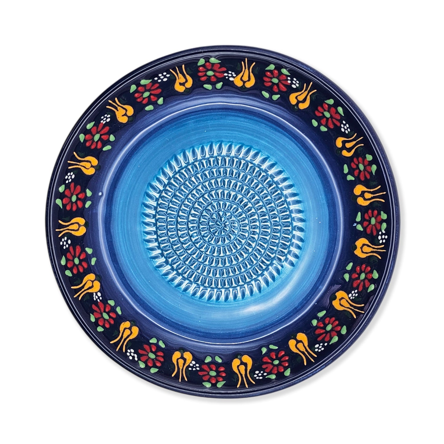 Garlic Grater Bowl, Ceramic Grater Plate, 7" Ceramic Garlic Grinder, Decorative Grater Bowl