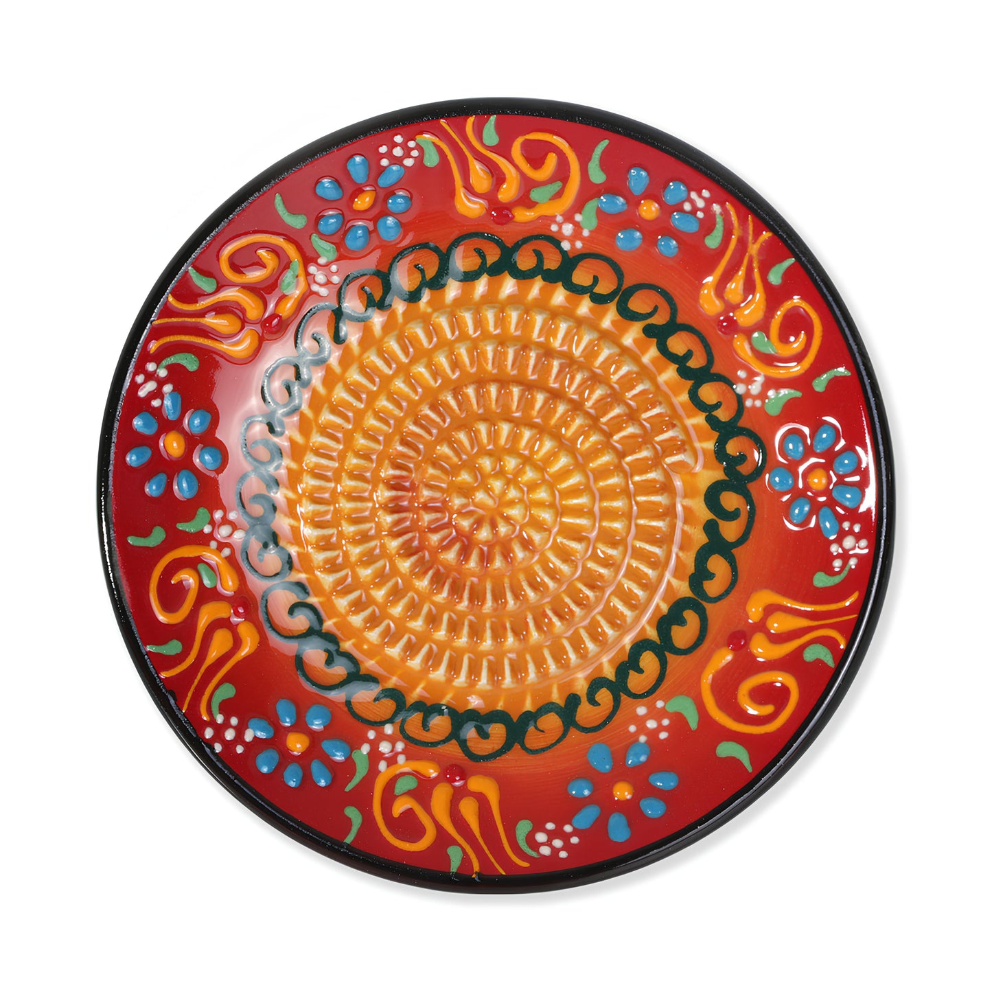 Garlic Grater Plate, Ceramic Grater Plate, 5" Ceramic Garlic Grinder, Decorative Garlic Mincer
