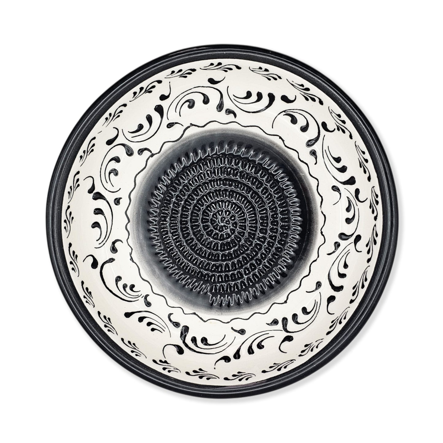 Garlic Grater Bowl, Ceramic Grater Plate, 7" Ceramic Garlic Grinder, Decorative Grater Bowl