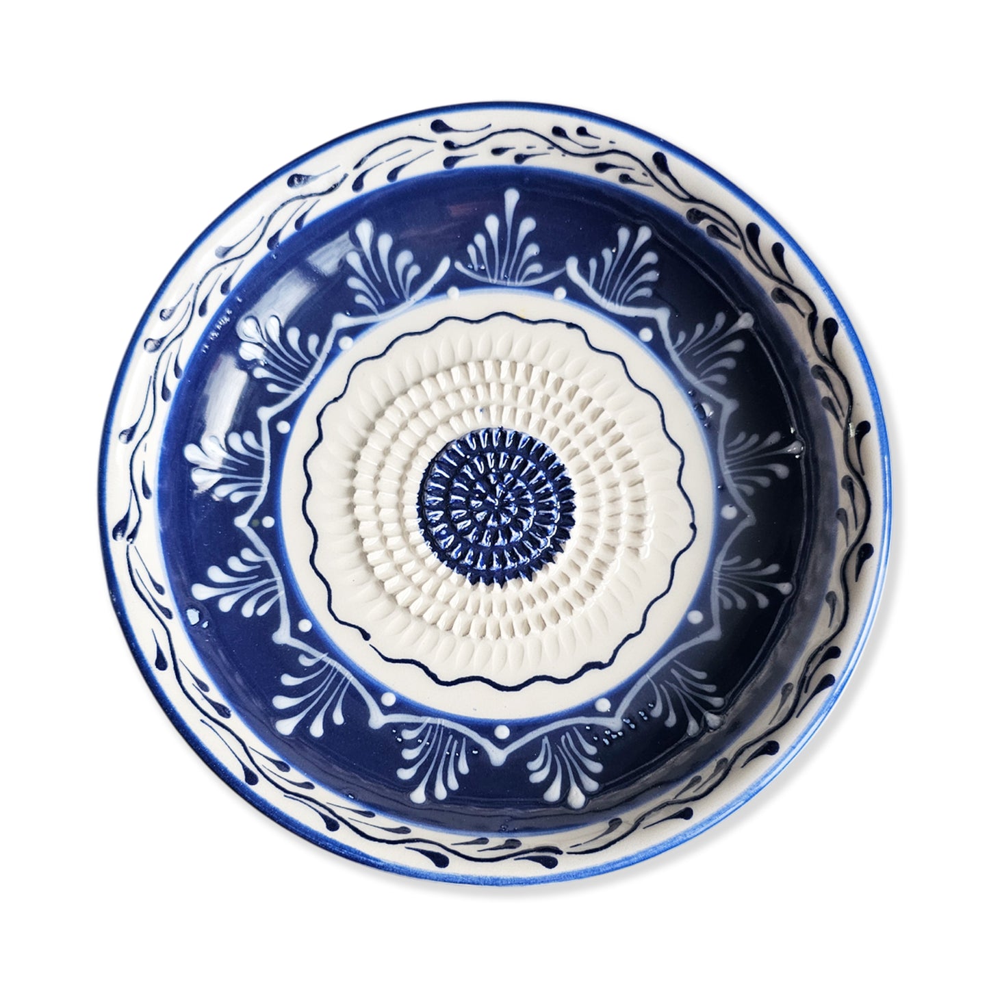 Garlic Grater Bowl, Ceramic Grater Plate, 7" Ceramic Garlic Grinder, Decorative Grater Bowl