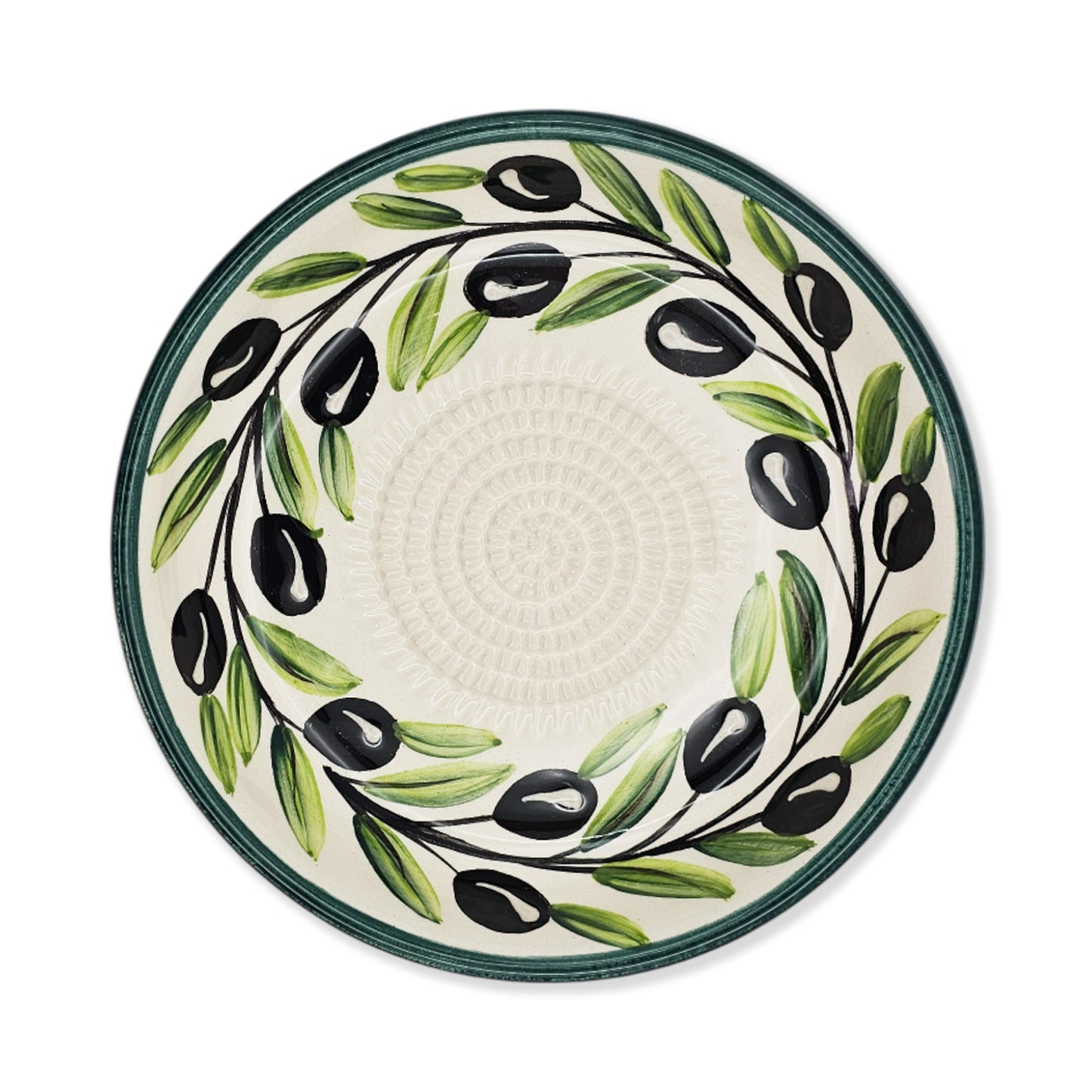 Garlic Grater Bowl, Ceramic Grater Plate, 7" Ceramic Garlic Grinder, Decorative Grater Bowl