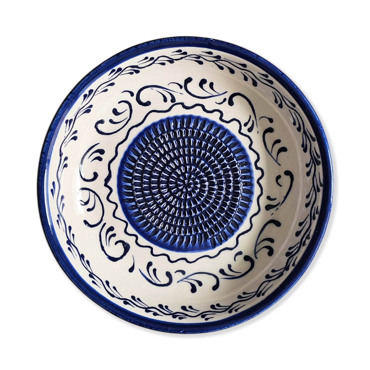 Garlic Grater Bowl, Ceramic Grater Plate, 7" Ceramic Garlic Grinder, Decorative Grater Bowl