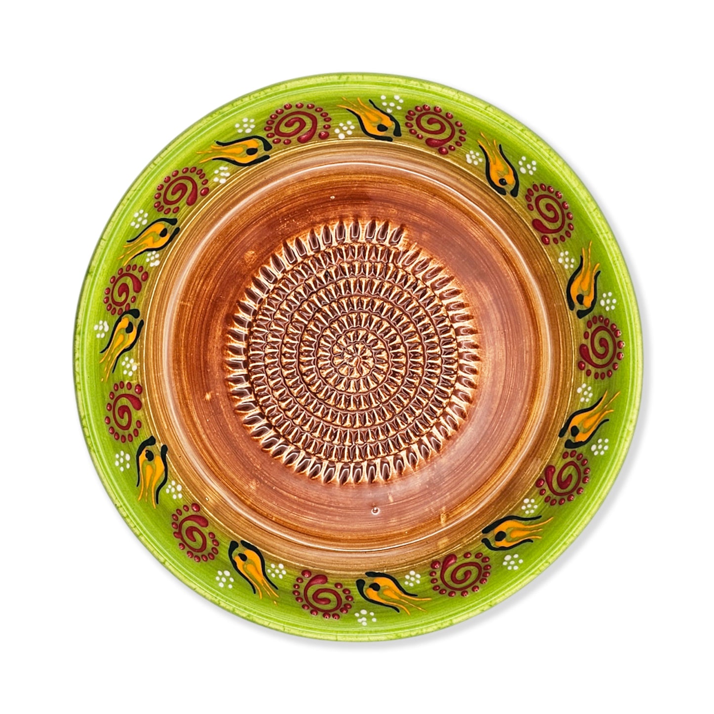 Garlic Grater Bowl, Ceramic Grater Plate, 7" Ceramic Garlic Grinder, Decorative Grater Bowl