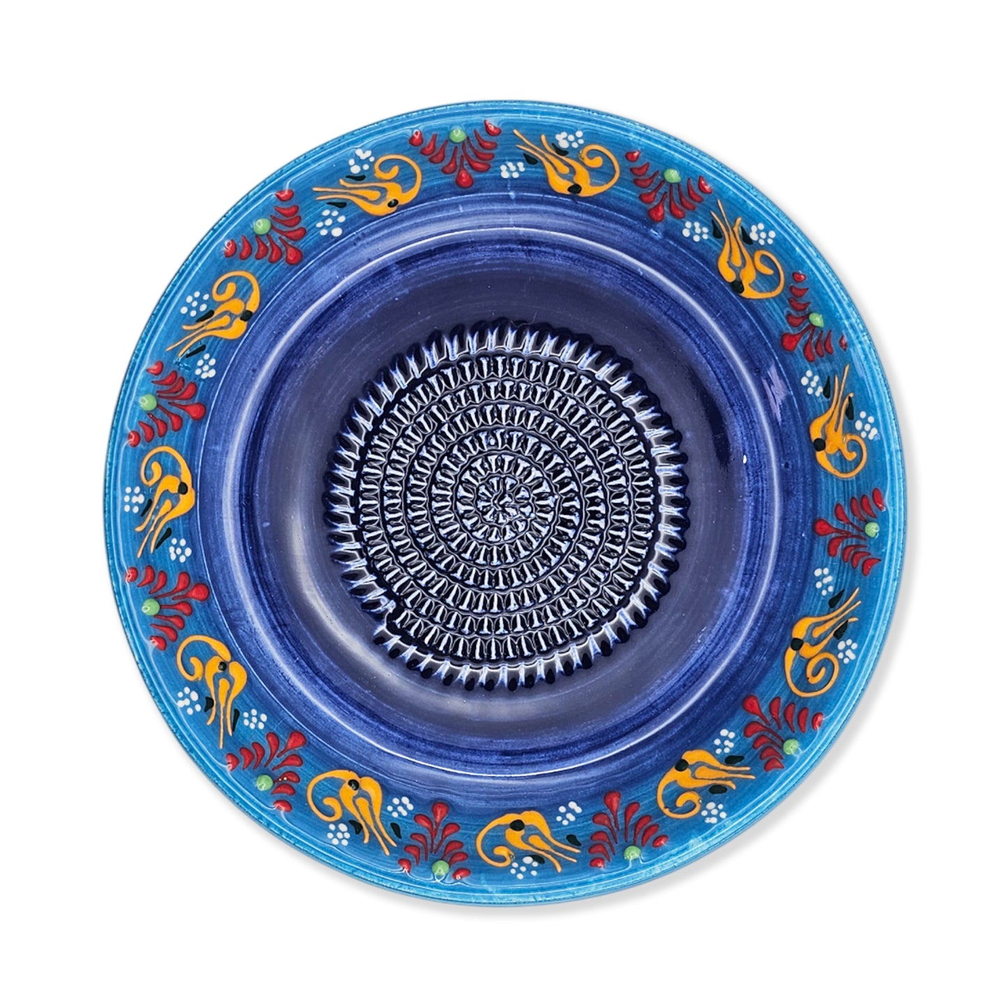 Garlic Grater Bowl, Ceramic Grater Plate, 7" Ceramic Garlic Grinder, Decorative Grater Bowl
