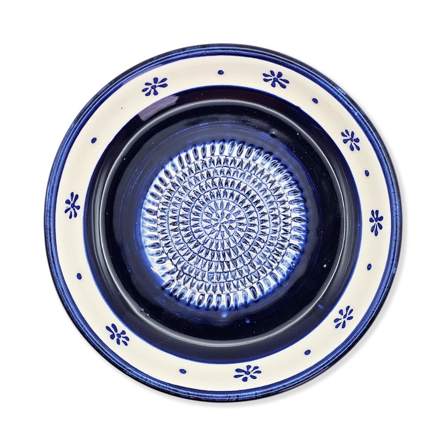 Garlic Grater Bowl, Ceramic Grater Plate, 7" Ceramic Garlic Grinder, Decorative Grater Bowl