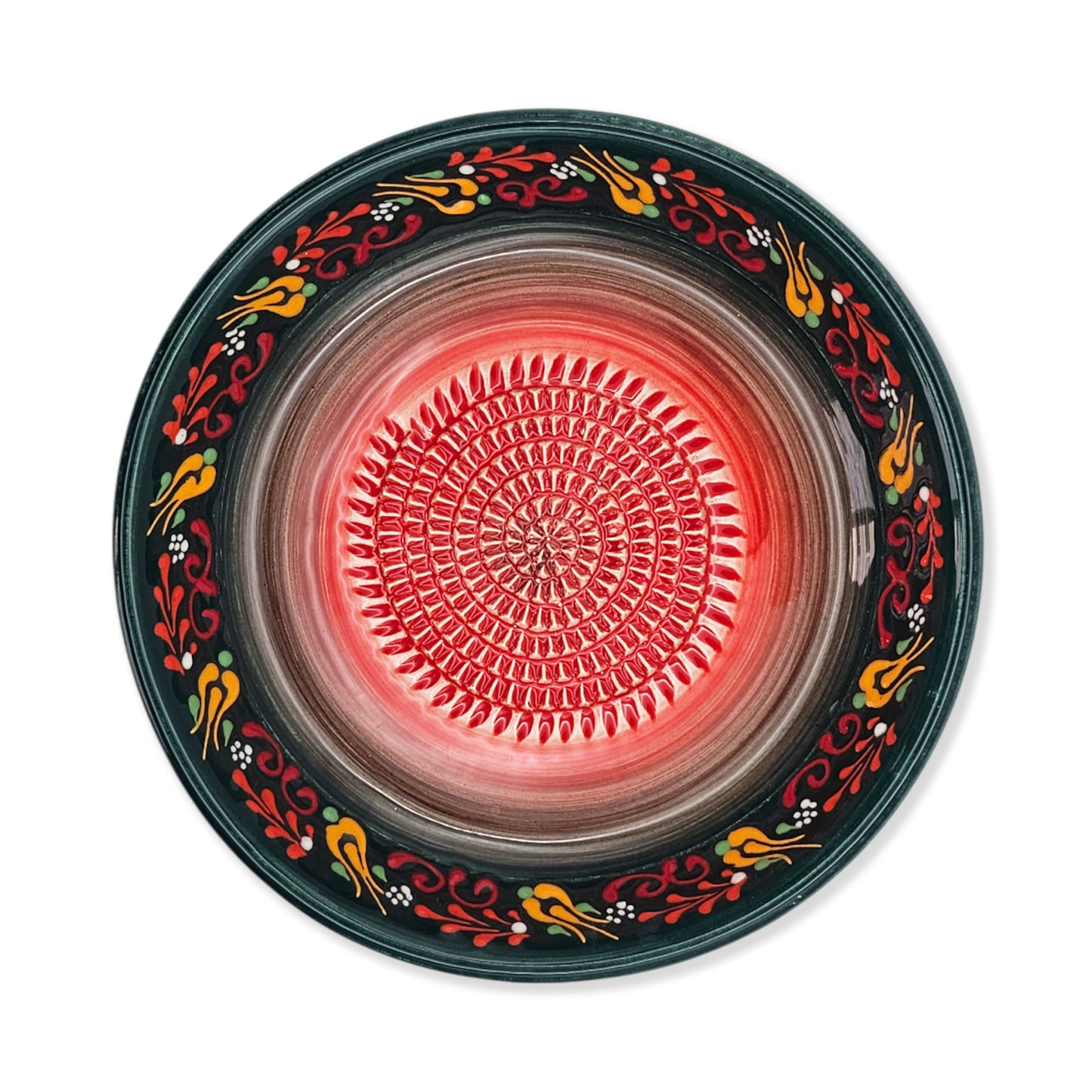 Garlic Grater Bowl, Ceramic Grater Plate, 7" Ceramic Garlic Grinder, Decorative Grater Bowl