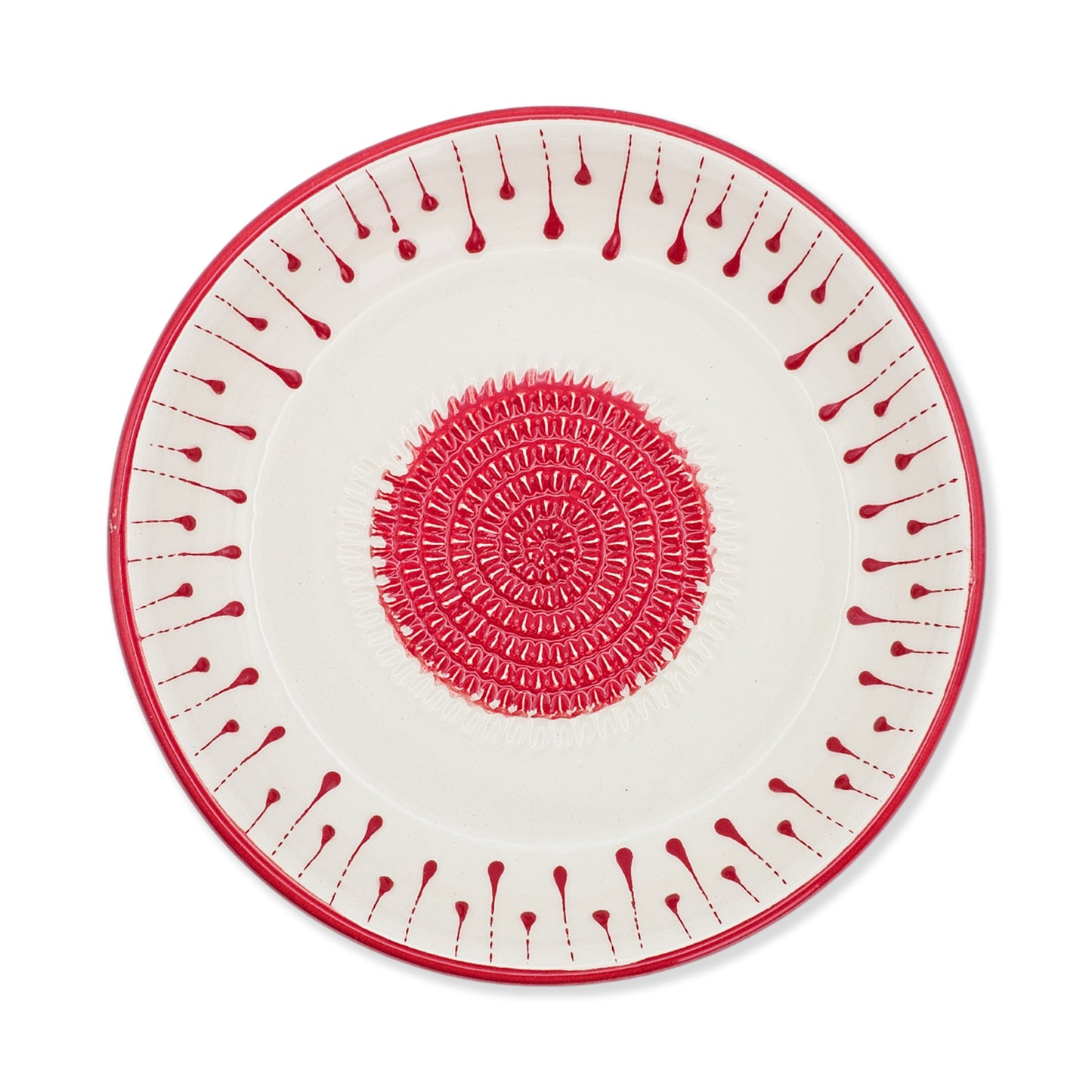 Garlic Grater Bowl, Ceramic Grater Plate, 7" Ceramic Garlic Grinder, Decorative Grater Bowl