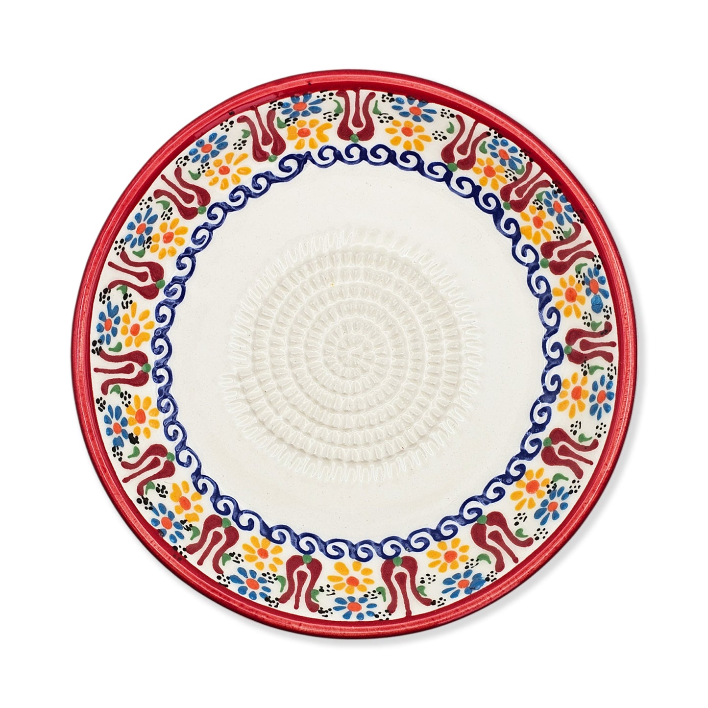 Garlic Grater Bowl, Ceramic Grater Plate, 7" Ceramic Garlic Grinder, Decorative Grater Bowl