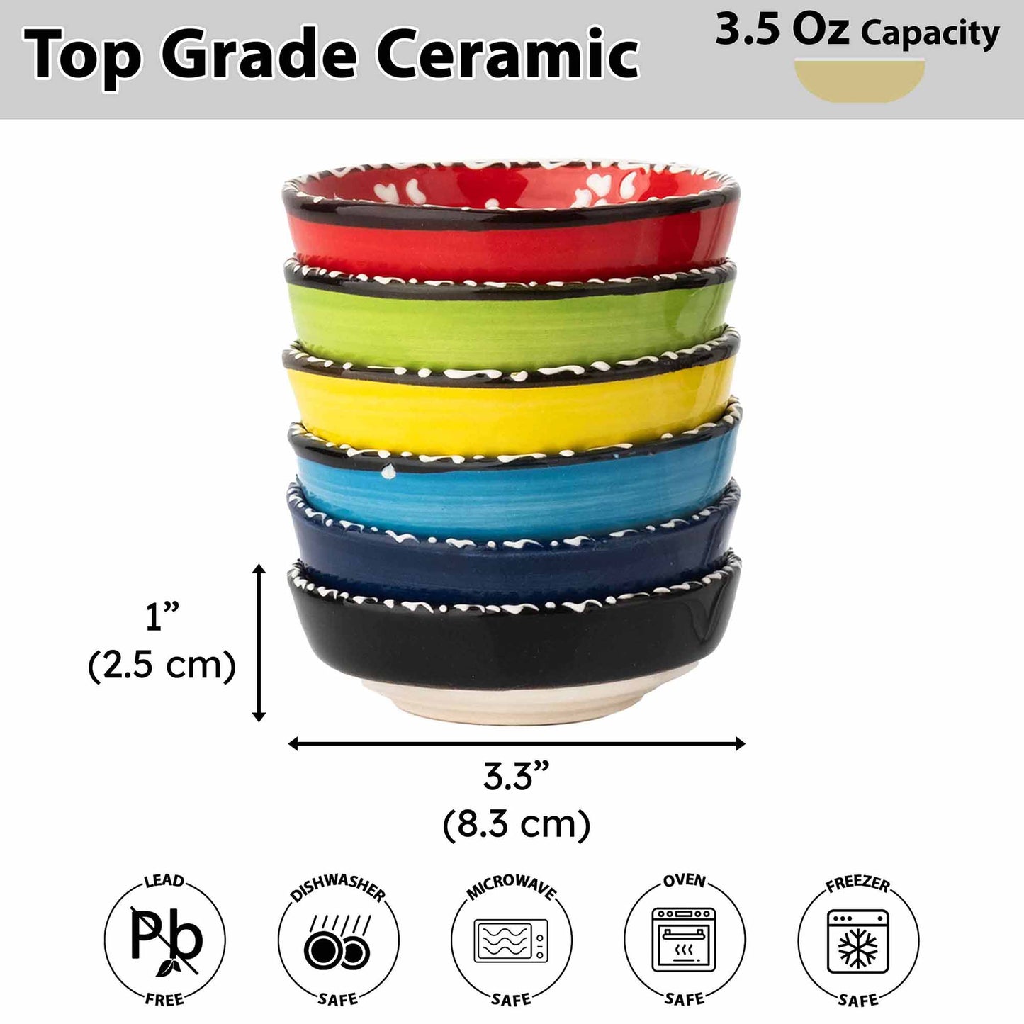 Ceramic Side Dishes, Small Dip Bowls, Side Dishes