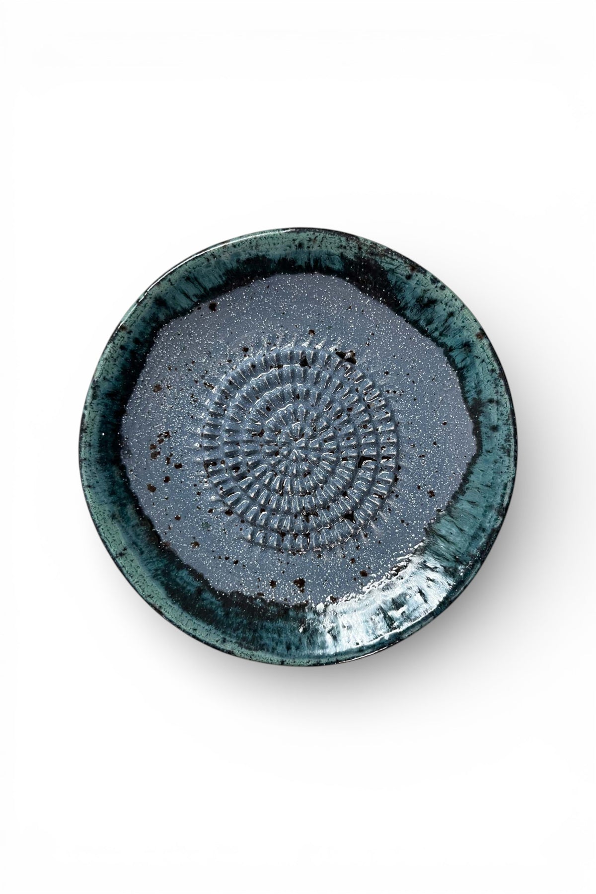 Garlic Grater Bowl, Ceramic Grater Plate, 5" Ceramic Garlic Grinder, Decorative Grater Bowl