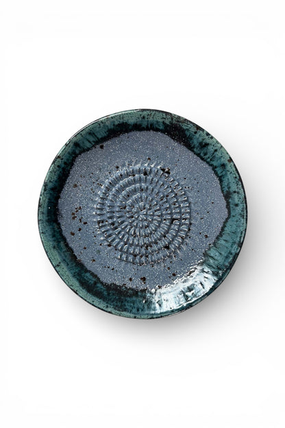 Garlic Grater Bowl, Ceramic Grater Plate, 5" Ceramic Garlic Grinder, Decorative Grater Bowl