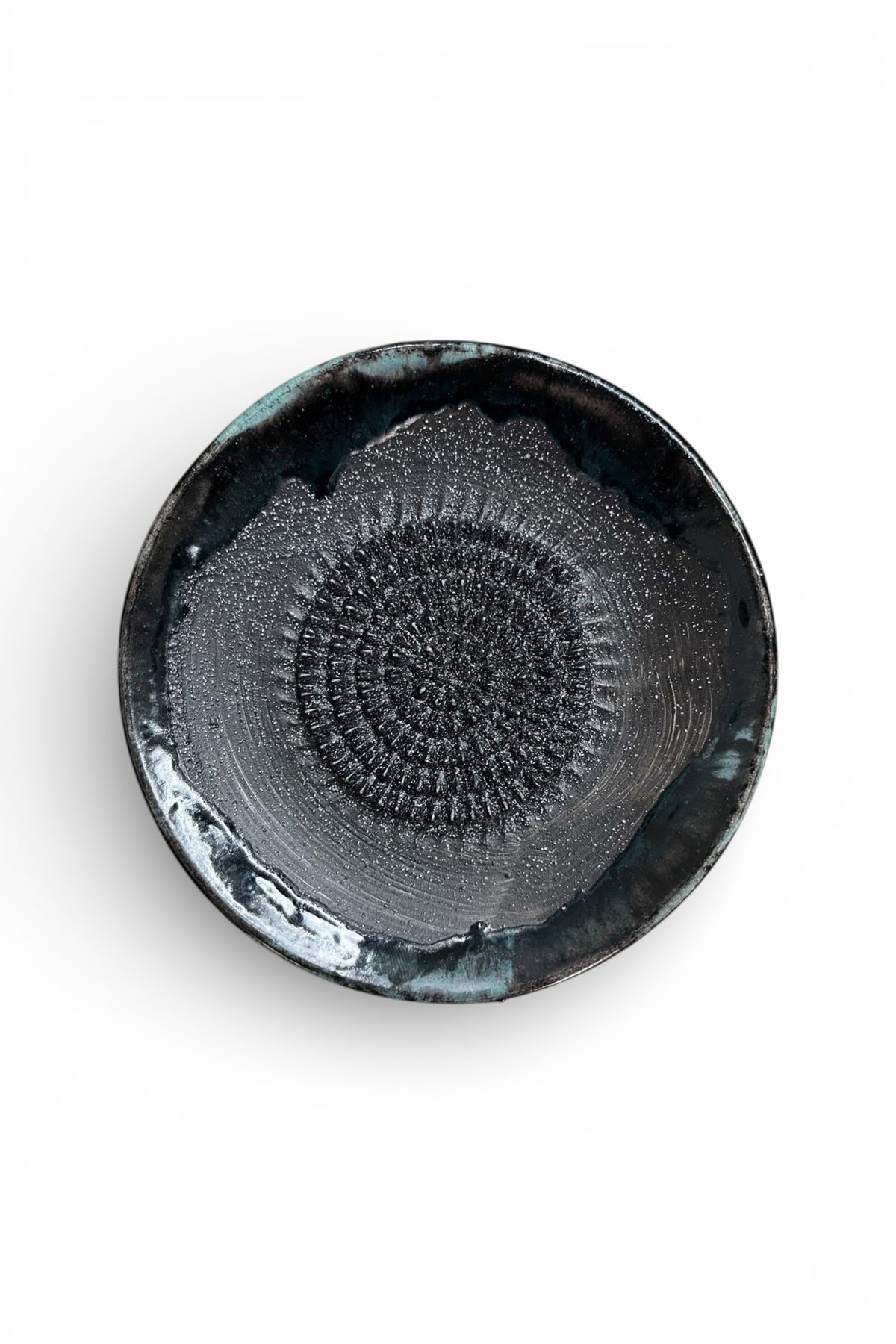 Garlic Grater Bowl, Ceramic Grater Plate, 5" Ceramic Garlic Grinder, Decorative Grater Bowl