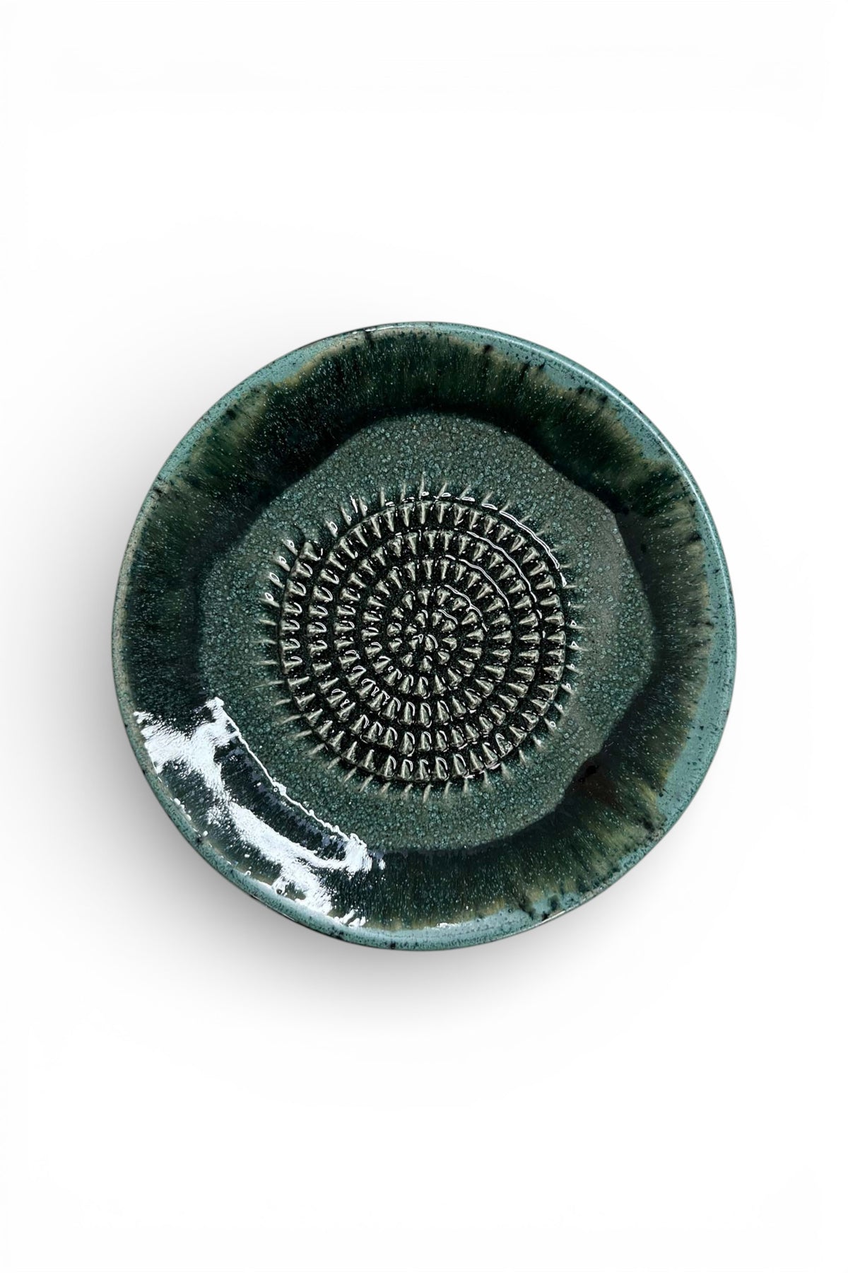 Garlic Grater Bowl, Ceramic Grater Plate, 5" Ceramic Garlic Grinder, Decorative Grater Bowl