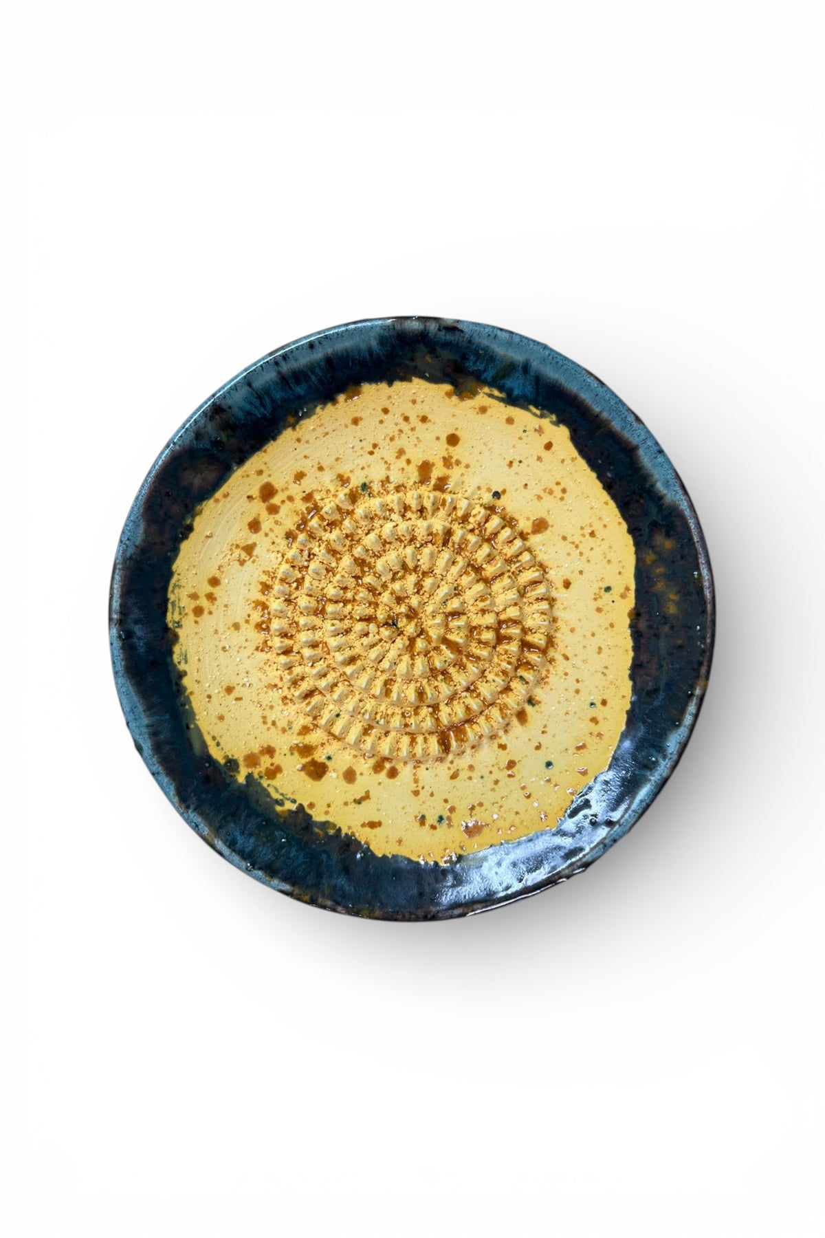 Garlic Grater Bowl, Ceramic Grater Plate, 5" Ceramic Garlic Grinder, Decorative Grater Bowl