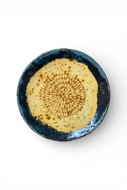 Garlic Grater Bowl, Ceramic Grater Plate, 5" Ceramic Garlic Grinder, Decorative Grater Bowl