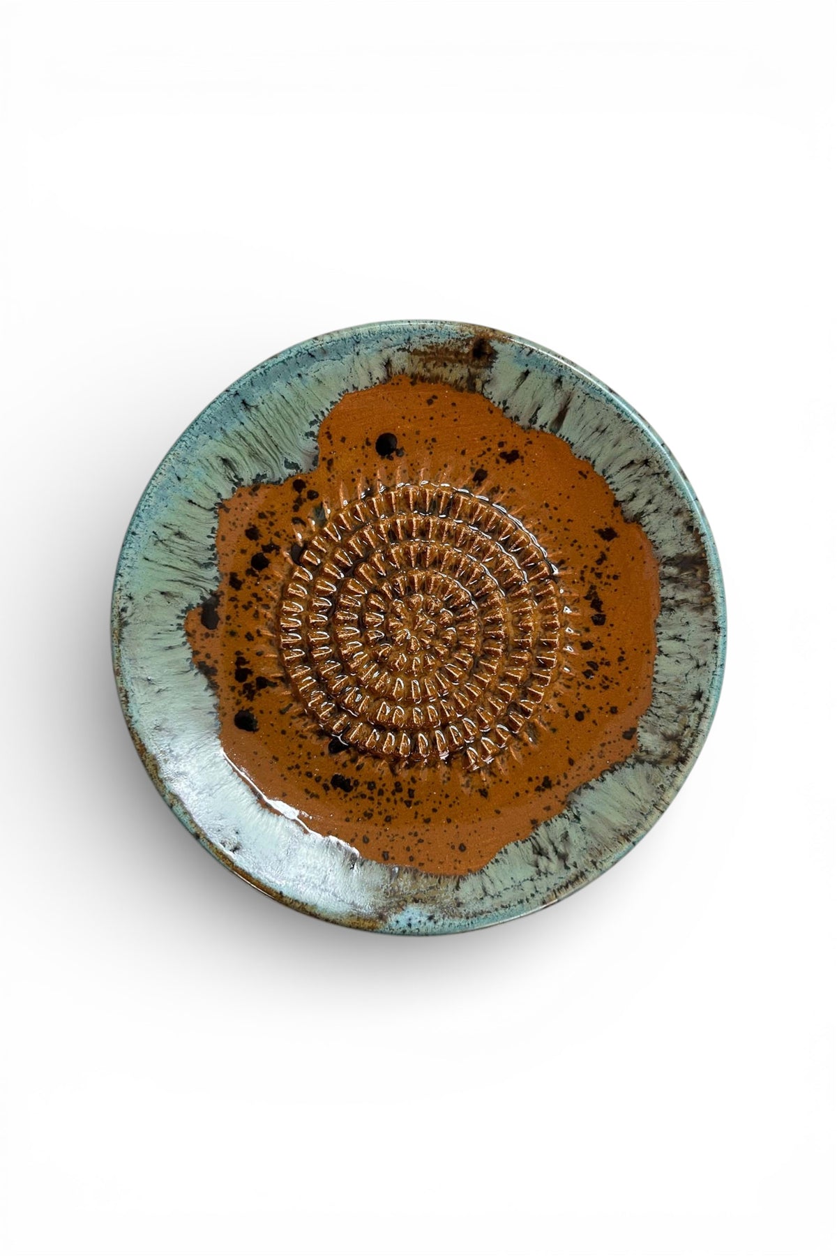 Garlic Grater Bowl, Ceramic Grater Plate, 5" Ceramic Garlic Grinder, Decorative Grater Bowl
