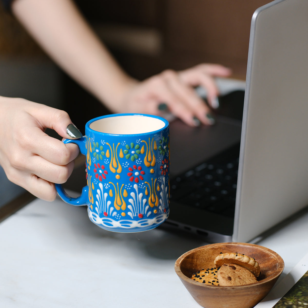 Handmade Ceramic Mugs, 12 Oz Coffee Mug – EVANILIFE