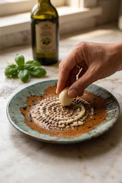 Garlic Grater Bowl, Ceramic Grater Plate, 5" Ceramic Garlic Grinder, Decorative Grater Bowl