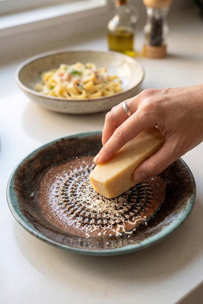 Garlic Grater Bowl, Ceramic Grater Plate, 5" Ceramic Garlic Grinder, Decorative Grater Bowl