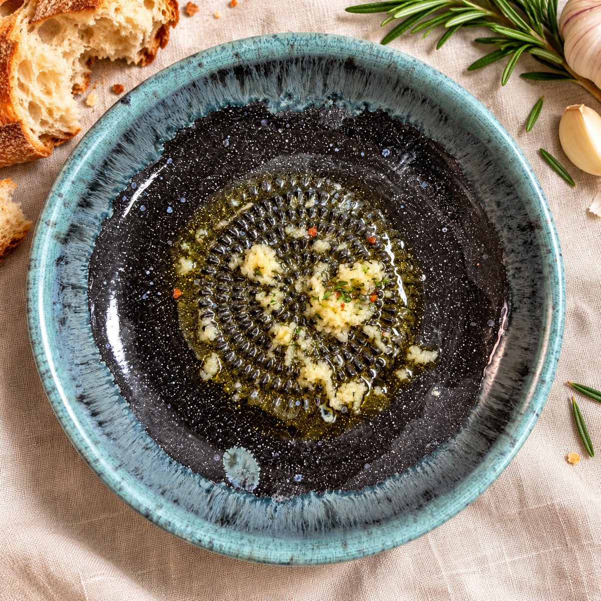 Garlic Grater Bowl, Glossy Black Ceramic Grater Plate, 7" Ceramic Garlic Grinder, Decorative Grater Bowl