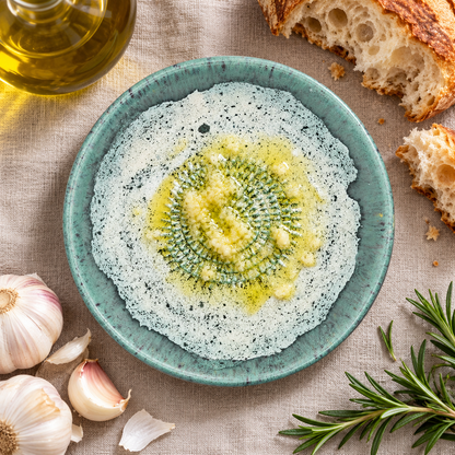 Garlic Grater Bowl, Spotted Mint Ceramic Grater Plate, 7" Ceramic Garlic Grinder, Decorative Grater Bowl