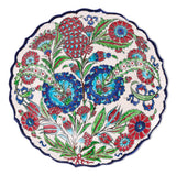 Ceramic Decorative Plate, Sultan's Bloom Decorative Plate