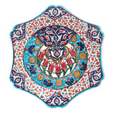 Ceramic Decorative Plate, Tulip Majesty Decorative Plate