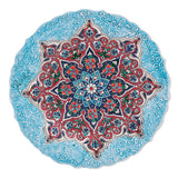 Ceramic Decorative Plate, Mandala Bloom Decorative Plate