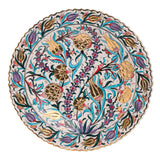 Ceramic Decorative Plate, Tulip Symphony Decorative Plate, Decorative Golden Plate