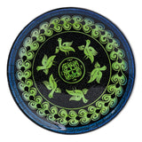 Ceramic Decorative Plate, Emerald Birds Decorative Plate