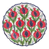 Ceramic Decorative Plate, Pomegranate Harvest Decorative Plate