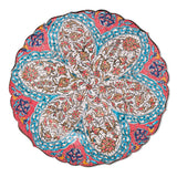 Ceramic Decorative Plate, Floral Radiance Decorative Plate