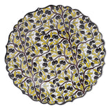 Ceramic Decorative Plate, Olive Harmony Decorative Plate